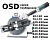 Труборез серии OSD для отрезки и снятия фаски OSD-170 для стальных труб Ø35-170мм, стенкой ≤30мм. 
